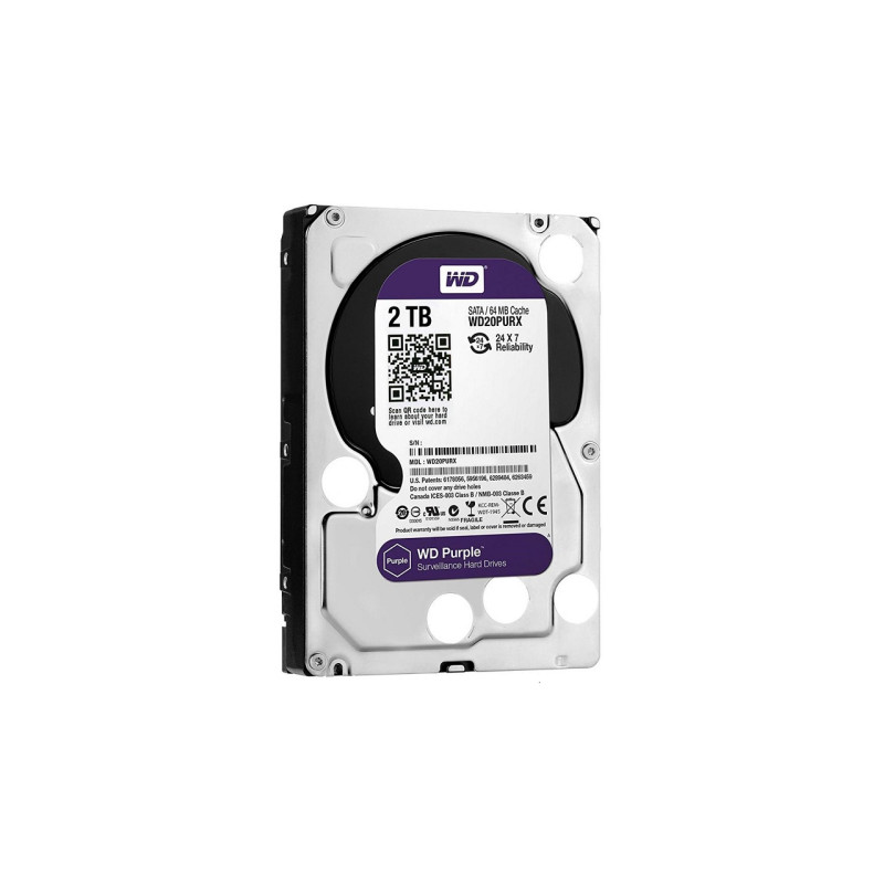 Жорсткий диск Western Digital 3.5" 2TB (WD20PURZ)