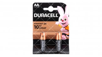 Батарейка Duracell Basic AA MN1500 LR06 2 шт (5000394058163 / 81551267)