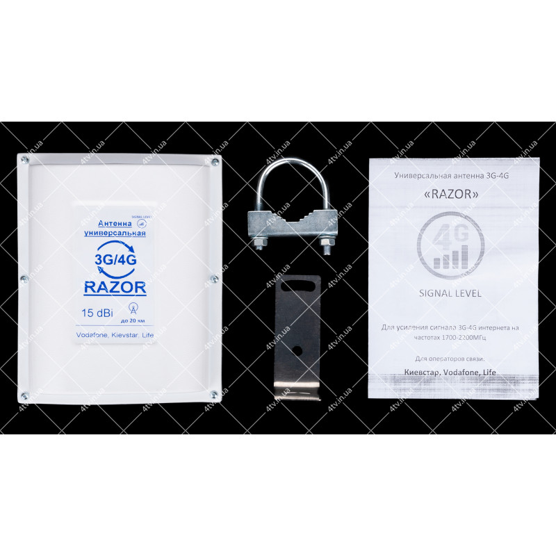 GSM/3G/4G антенна панель RAZOR 1700-2200 MHz 15dB АКЦІЯ