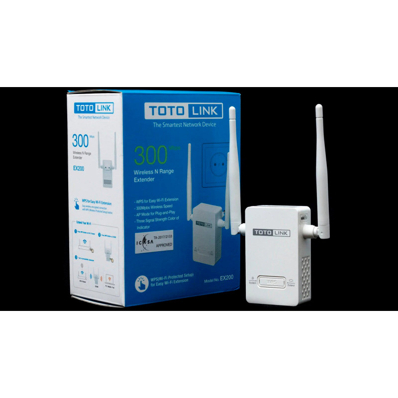 Повторювач Wi-Fi Totolink EX200