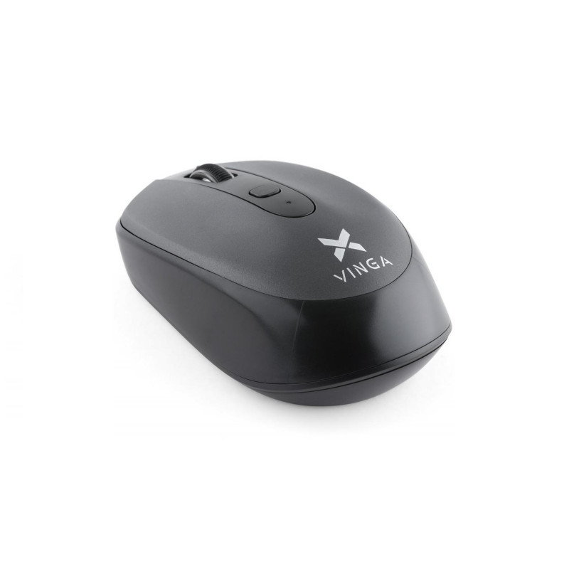 Мышь компьютерная беспроводная Vinga MSW-908 Silent Click серая
