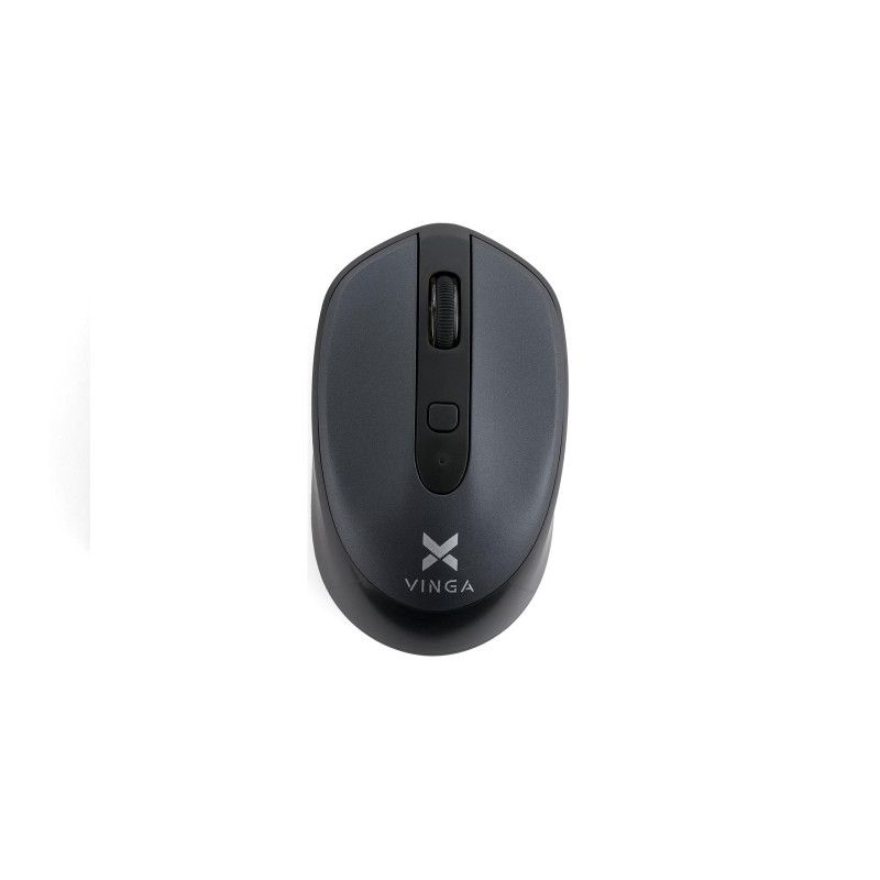 Мышь компьютерная беспроводная Vinga MSW-908 Silent Click серая