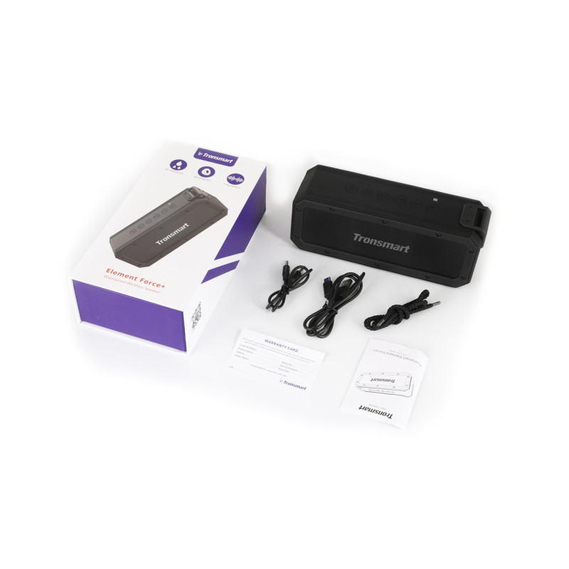 Колонка портативна Tronsmart Element Force+ Waterproof чорна