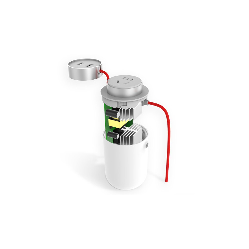 Инвертор автомобильный  Xiaomi MiJia Car Inverter White