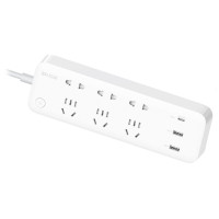 Фильтр сетевой ZMI 65W 3 розетки 2 usb + usb С 13 метров белый