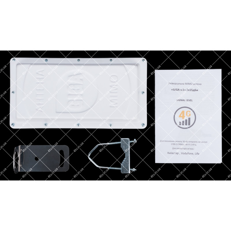 GSM/3G/4G/LTE антенна панель GIGA MIMO 1700-2700 2x15dB