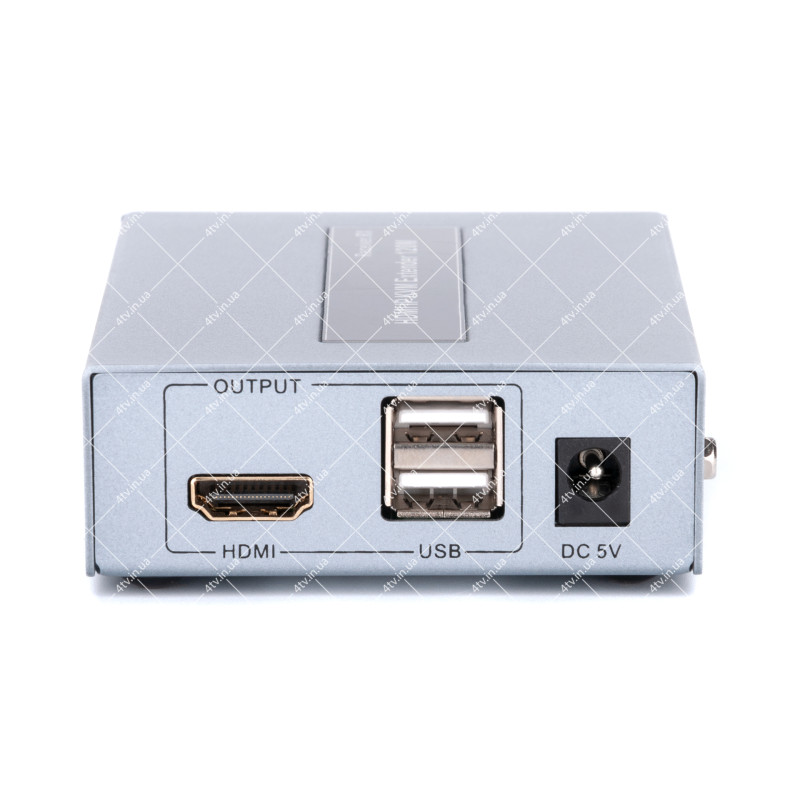 Приймач HDMI+USB сигналу по кручений парі до 120м
