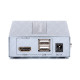 Приймач HDMI+USB сигналу по кручений парі до 120м