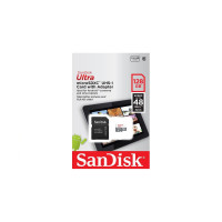 Карта пам'яті microSDXC SanDisk 128GB Ultra Adapter (SDSQUNS-128G-GN6TA)