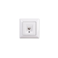 Розетка комп'ютерна Gunsan Visage біла