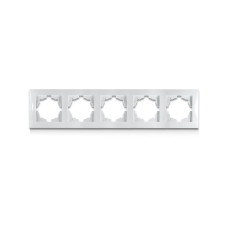 Рамка Gunsan Visage 5-а горизонт біла