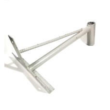 Кронштейн "Куточок" (винос 21-25 см) білий порошкове фарбування