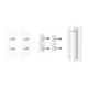 Пластиковий корпус DummyBox_Ajax DoorProtect black small_magnet