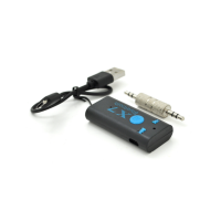 Адаптер автомобільний Bluetooth AUX 3.5мм стерео блістер