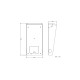 Козырек для накладного монтажа Hikvision DS-KABV8113-RS/Surface