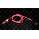 Кабель USB 2.0 AM to Lightning магнітний Red LED 1.0 метр