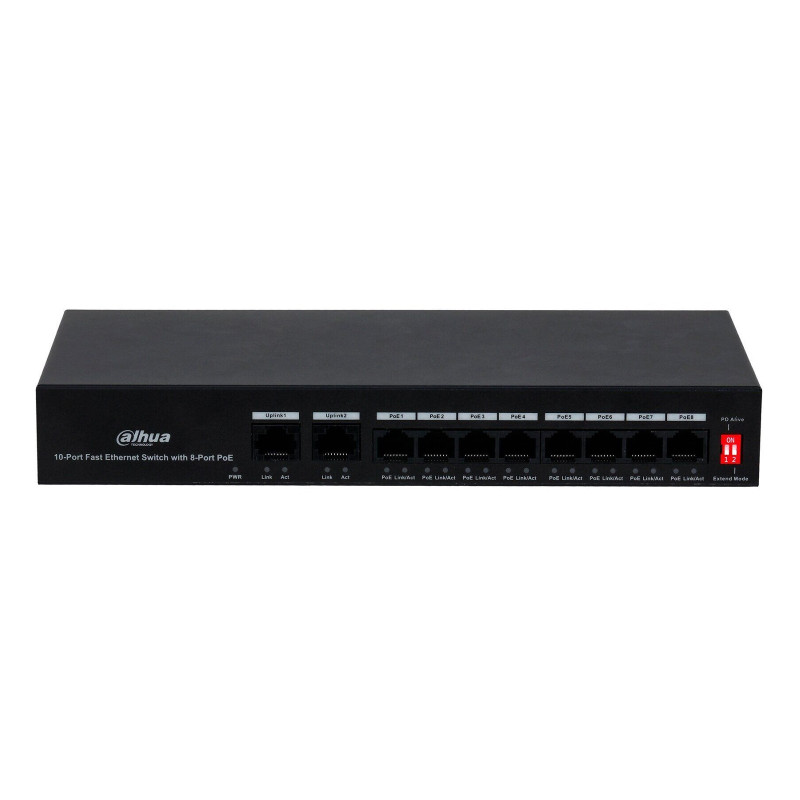 POE комутатор Dahua DH-PFS3010-8ET-65