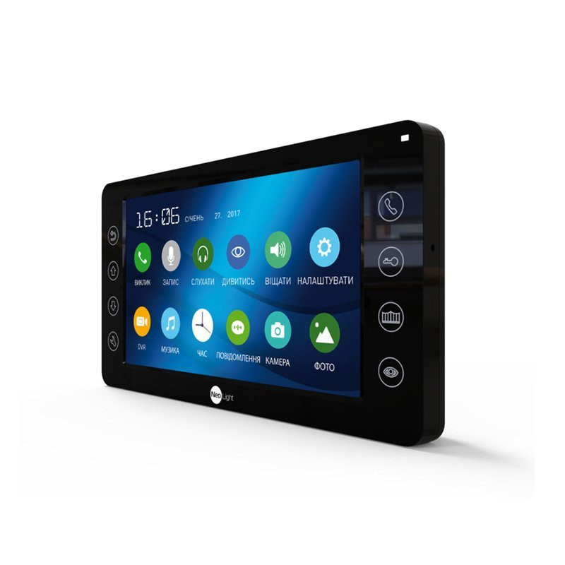 Комплект видеодомофона NeoLight Mezzo HD Black / Solo FHD Silver