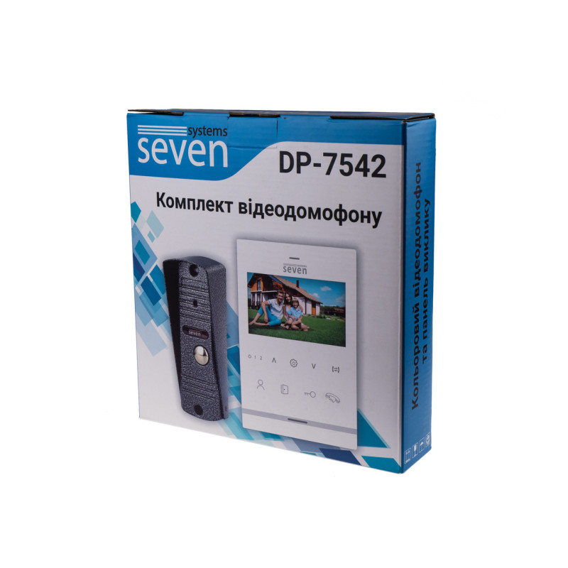 Комплект видеодомофона SEVEN DP-7542 white