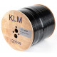 Кабель коаксиальный KLM RG660BV-B 305 метров 75 Ом черный