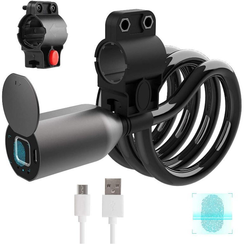 Велозамок Smart Cable Lock YL-C3BF со сканером