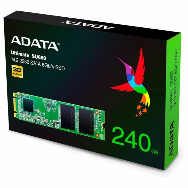 SSD накопичувач ADATA M.2 2280 2.5" 240GB (ASU650NS38-240GT-C)