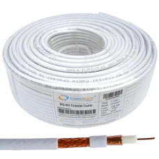 Кабель коаксіальний CommSpace RG-6/48CCA 100 метрів 75 Ом