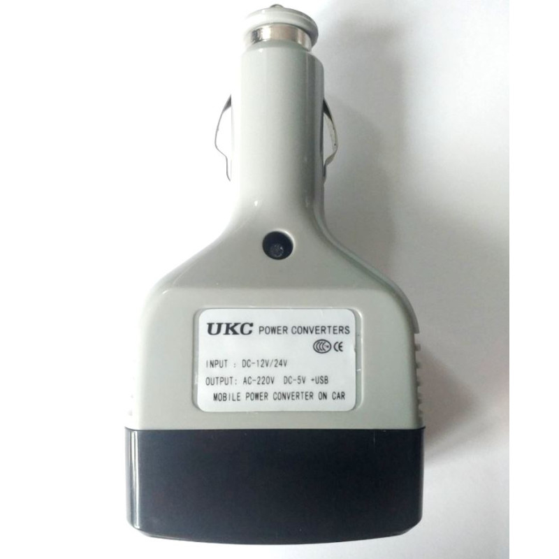 Інвертор з 12V до 220V UKC JBL-9026 + USB