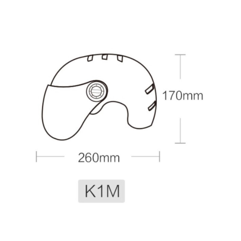 Шлем HIMO K1M helmet white