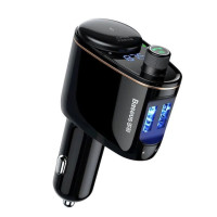 FM трансмиттер Baseus Locomotive Bluetooth MP3 Black