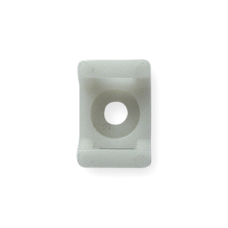 Майданчик для стяжки під дюбель Ziplex 3.5 мм білий 100 шт