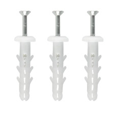 Дюбель-Цвях Ziplex 6х60 ударний грибок 100шт