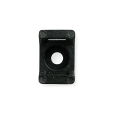 Майданчик для стяжки під дюбель Ziplex 3.5 мм чорний100 шт