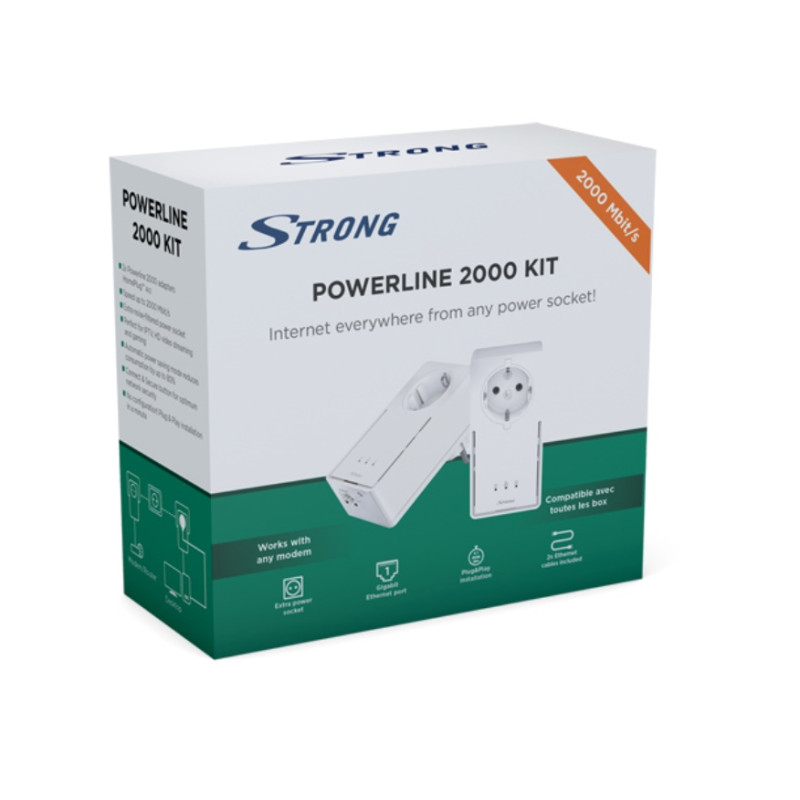 Адаптер мережевий Strong Powerline 2000 Kit