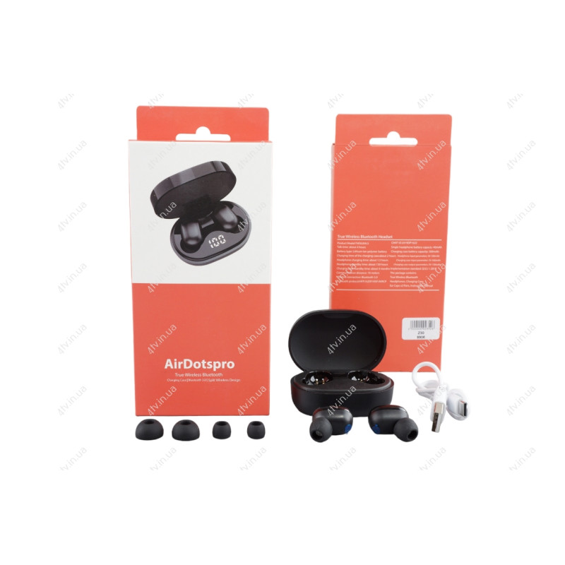 Навушники бездротові Redmi AirDotspro Black АКЦІЯ