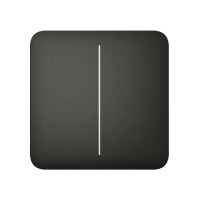 Кнопка для LightSwitch Ajax SoloButton (2-gang) черная