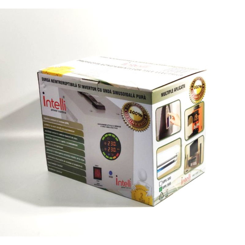 ИБП UPS INTELLY PSW-INTELLY-800VA  (500W)