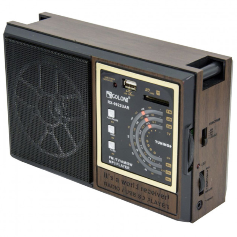Радіоприймач GOLON RX-9922-UAR Акція!