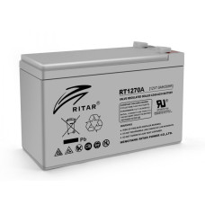 Батарея аккумуляторная Ritar AGM RT1270A 12V 7.0 Ah серая