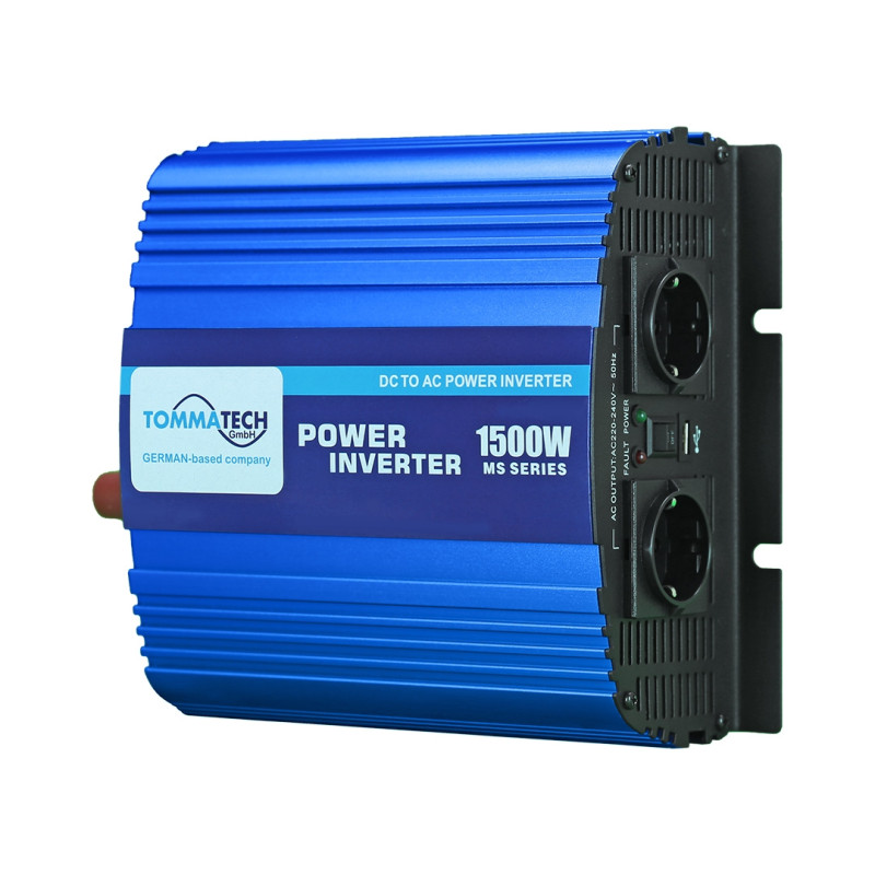 Інвертор c 12V до 220V Tommatech MS-1500 1500W
