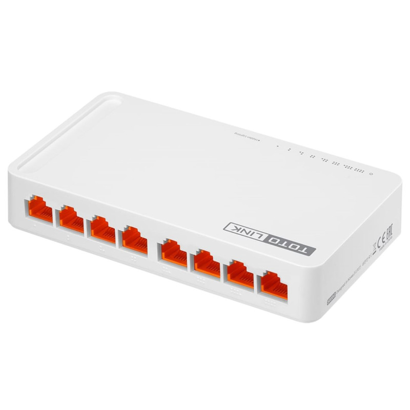 Коммутатор Totolink S808G (8-ти портовый 10/100/1000 Mbps RJ-45)