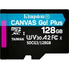 Карта пам'яті microSDXC Kingston 128GB U3 V30 A2 (SDCG3/128GBSP)