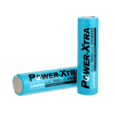 Акумулятор LiFePO4 Power-Xtra IFR18650 1500mAh 3.2V Blue