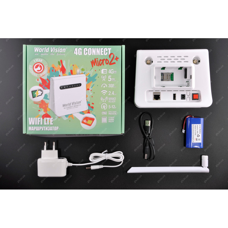3G/4G WiFi World Vision 4G Connect Micro 2+ АКБ 2*2600