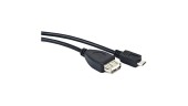 Кабель OTG Maxxter USB 2.0 AF - Micro USB 0.15 м