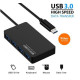 Хаб USB 3.0 4-х портовий 5Gbps ультратонкий блістер