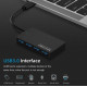 Хаб USB 3.0 4-х портовий 5Gbps ультратонкий блістер