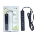 Хаб USB 2.0/3.1 Combo 6-ти портовий живлення від USB з картридером блістер