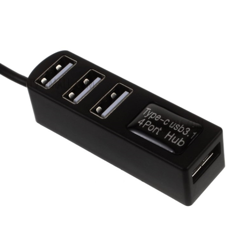 Хаб Type-C USB 3.1 4-х портовий P-3101 живлення від USB блістер