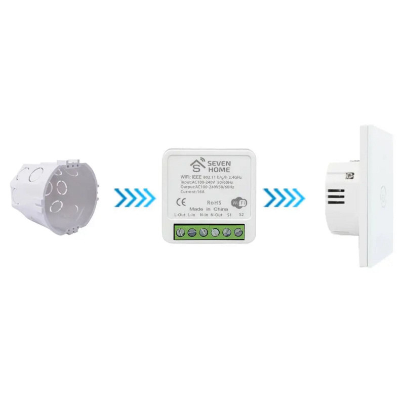 WiFi реле SEVEN HOME S-7048 Smart